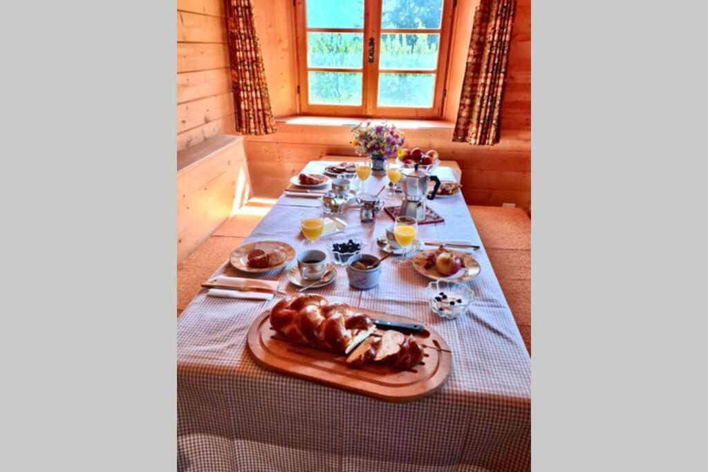 Chalet Wulli In Der Naehe Der Skianlagen Savognin Kültér fotó